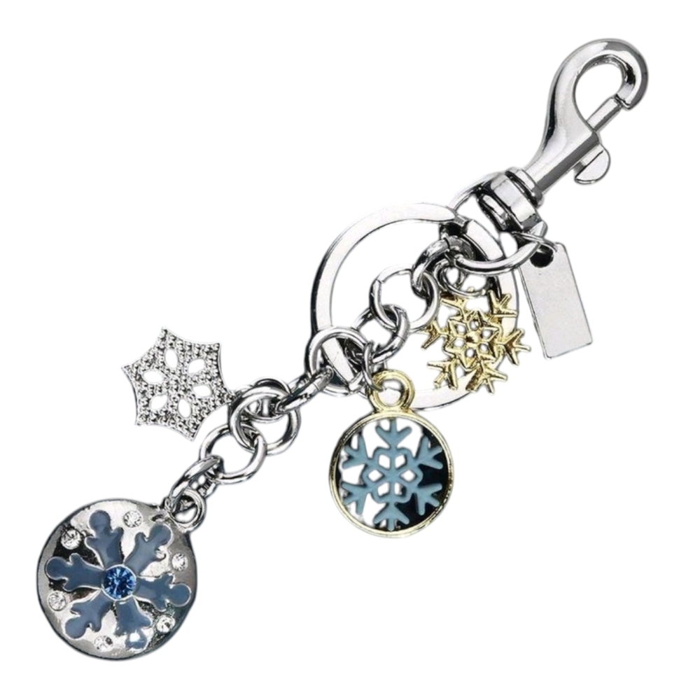 NWT Snowflake Silver And Gold Bag Charm
